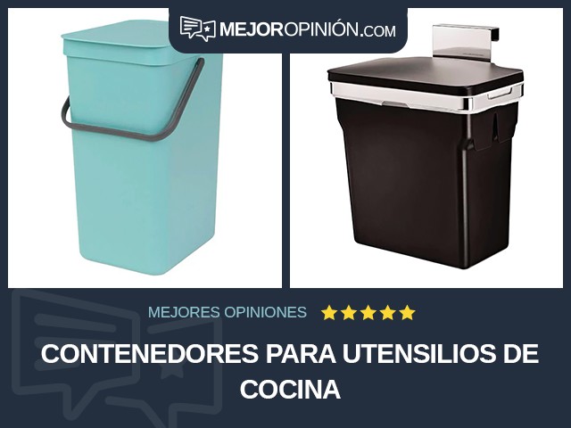 Contenedores para utensilios de cocina