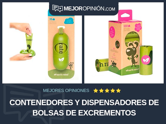 Contenedores y dispensadores de bolsas de excrementos