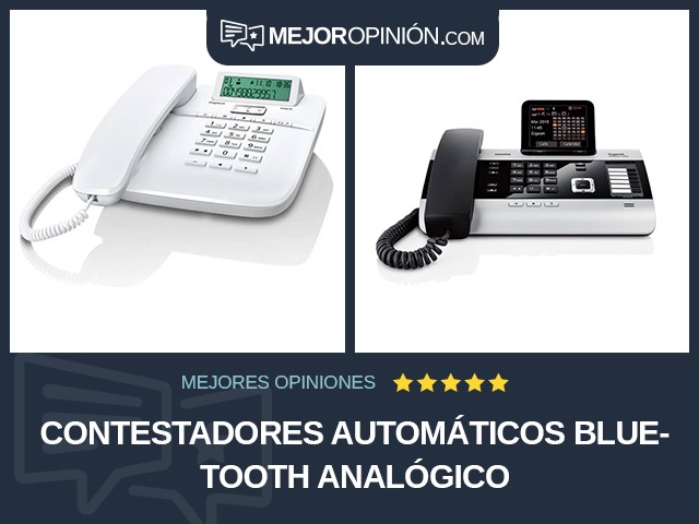 Contestadores automáticos Bluetooth Analógico