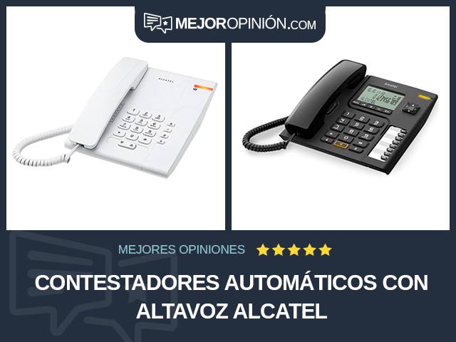 Contestadores automáticos Con altavoz Alcatel