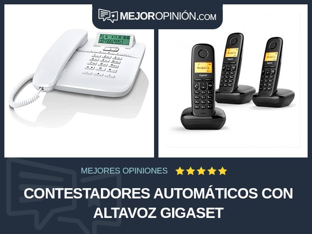 Contestadores automáticos Con altavoz Gigaset