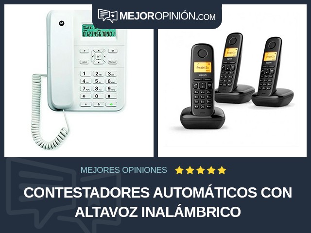 Contestadores automáticos Con altavoz Inalámbrico