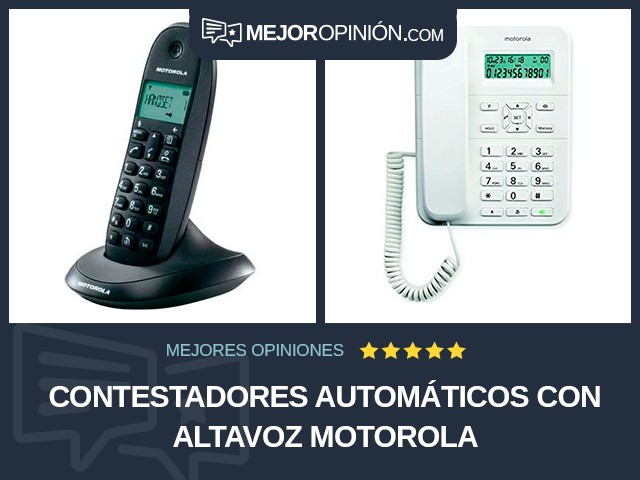 Contestadores automáticos Con altavoz Motorola