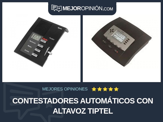 Contestadores automáticos Con altavoz Tiptel