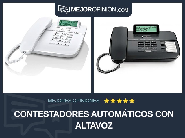 Contestadores automáticos Con altavoz