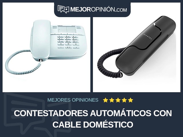 Contestadores automáticos Con cable Doméstico