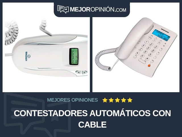 Contestadores automáticos Con cable