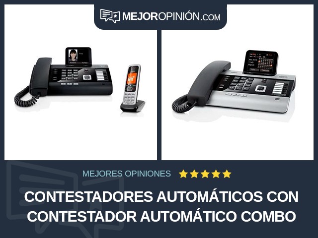 Contestadores automáticos Con contestador automático Combo