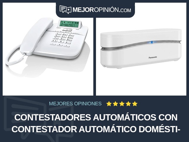 Contestadores automáticos Con contestador automático Doméstico