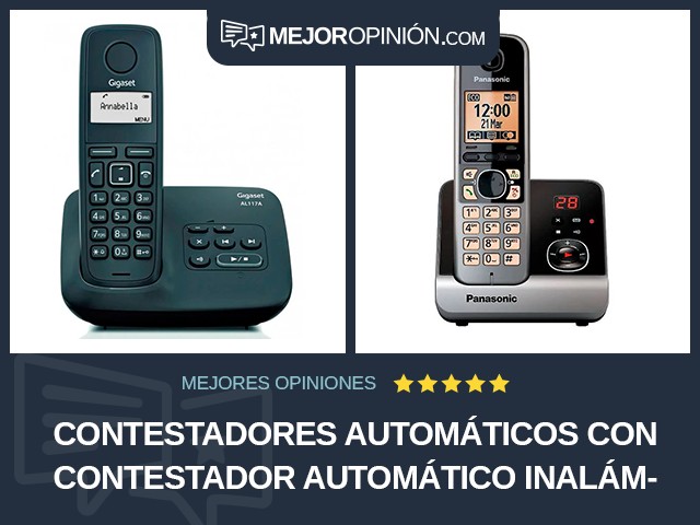 Contestadores automáticos Con contestador automático Inalámbrico