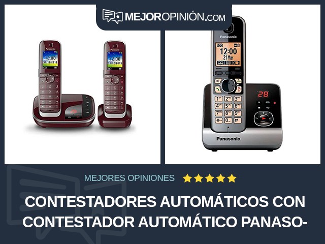 Contestadores automáticos Con contestador automático Panasonic
