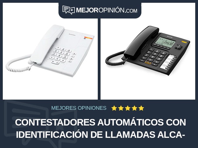 Contestadores automáticos Con identificación de llamadas Alcatel