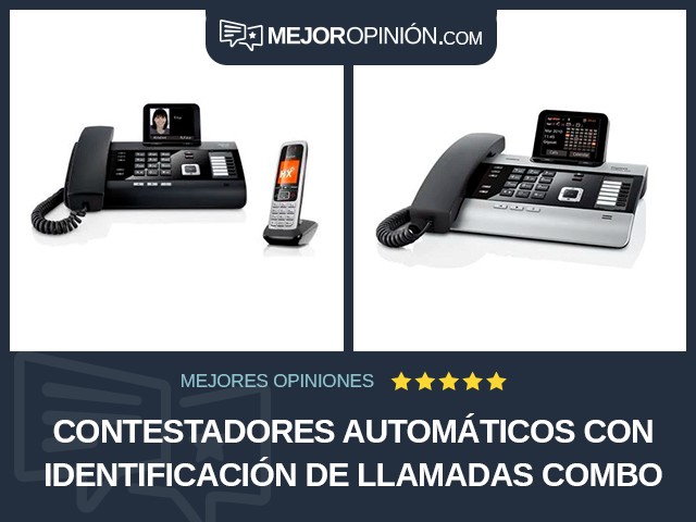 Contestadores automáticos Con identificación de llamadas Combo