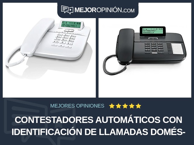 Contestadores automáticos Con identificación de llamadas Doméstico