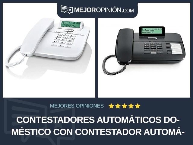 Contestadores automáticos Doméstico Con contestador automático