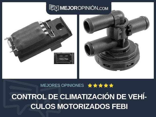 Control de climatización de vehículos motorizados Febi