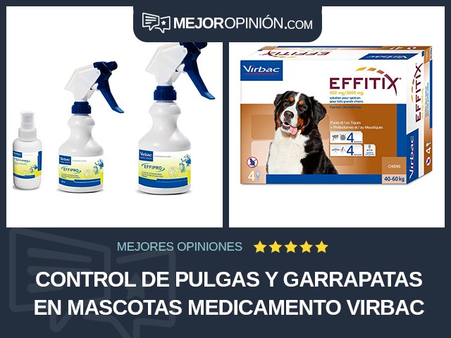 Control de pulgas y garrapatas en mascotas Medicamento Virbac