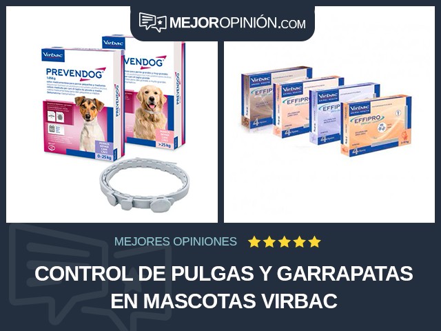 Control de pulgas y garrapatas en mascotas Virbac