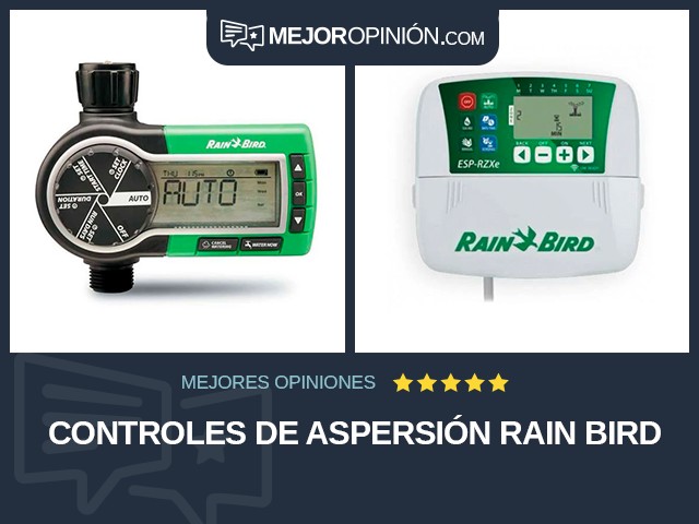 Controles de aspersión Rain Bird