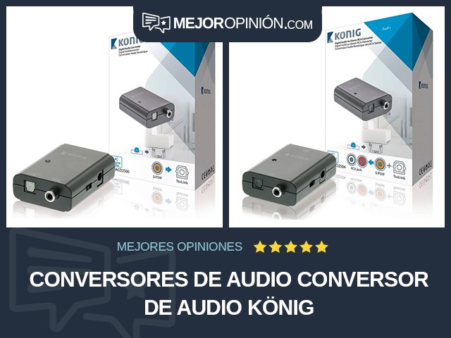 Conversores de audio Conversor de audio König