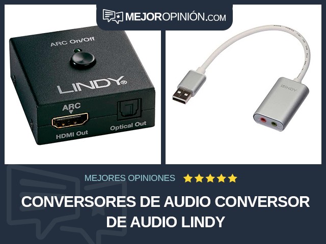Conversores de audio Conversor de audio LINDY
