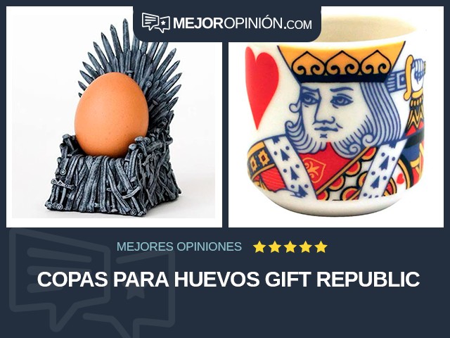 Copas para huevos Gift Republic