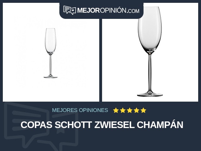 Copas Schott Zwiesel Champán