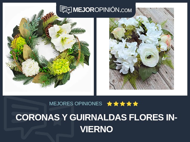 Coronas y guirnaldas Flores Invierno