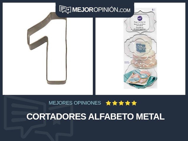 Cortadores Alfabeto Metal