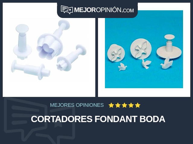 Cortadores Fondant Boda