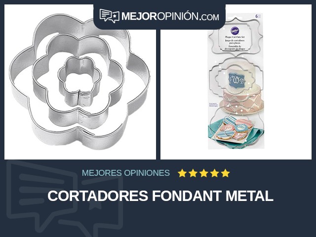 Cortadores Fondant Metal