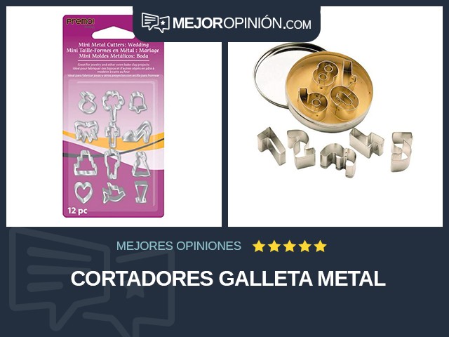 Cortadores Galleta Metal