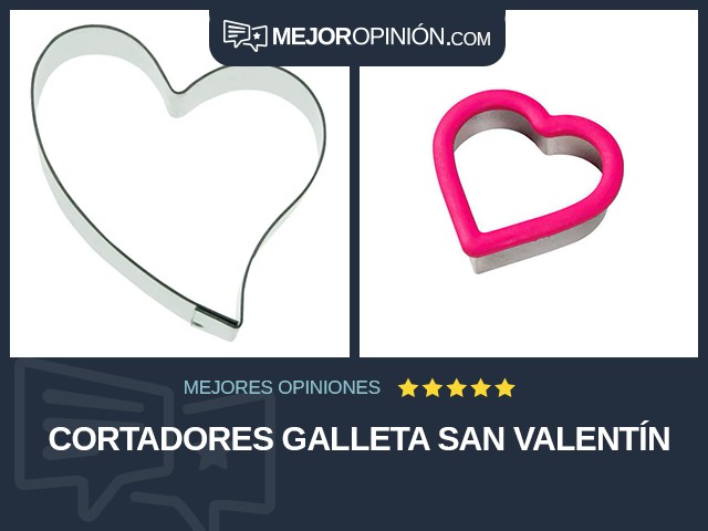 Cortadores Galleta San Valentín