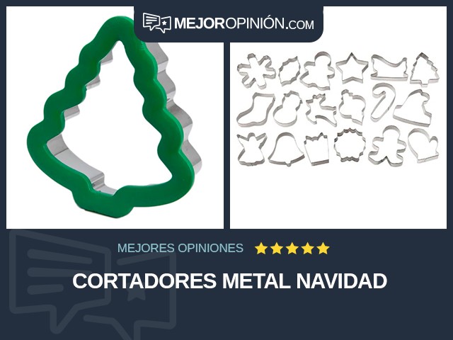 Cortadores Metal Navidad