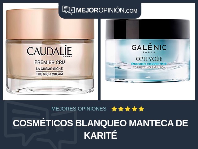 Cosméticos Blanqueo Manteca de karité