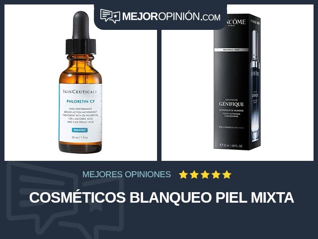 Cosméticos Blanqueo Piel mixta