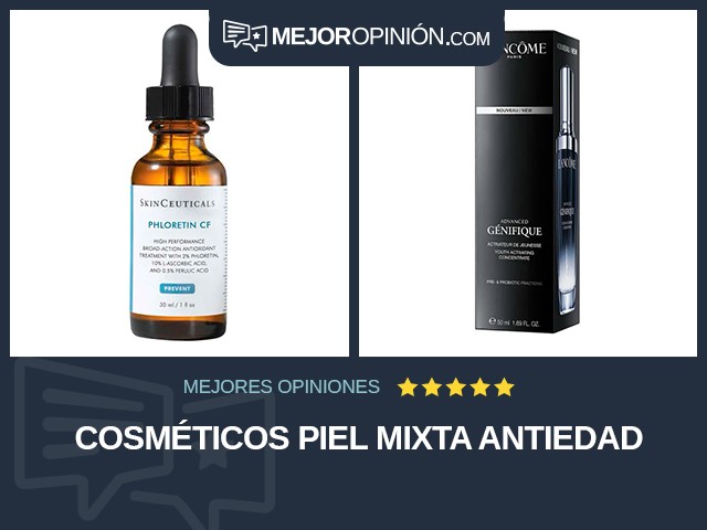 Cosméticos Piel mixta Antiedad