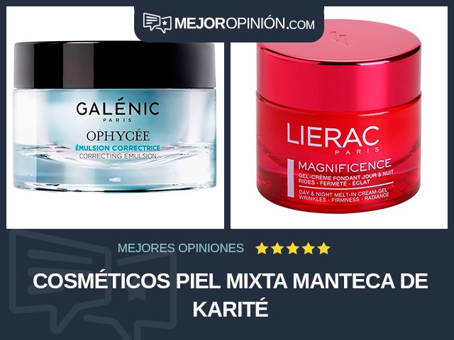 Cosméticos Piel mixta Manteca de karité