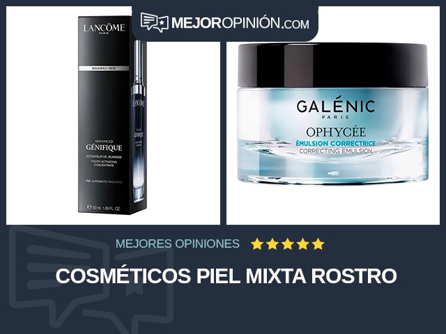 Cosméticos Piel mixta Rostro