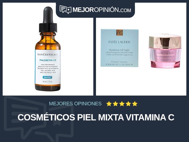 Cosméticos Piel mixta Vitamina C