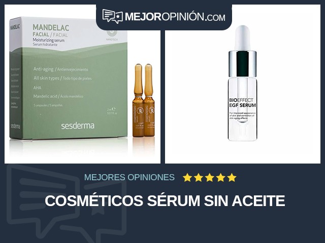 Cosméticos Sérum Sin aceite