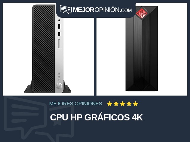 CPU HP Gráficos 4K