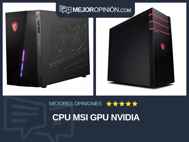 CPU MSI GPU NVIDIA