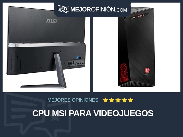 CPU MSI Para videojuegos