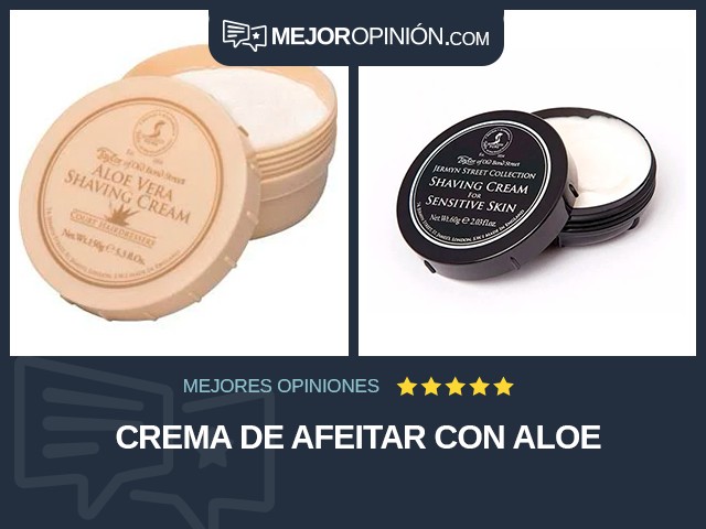 Crema de afeitar Con aloe