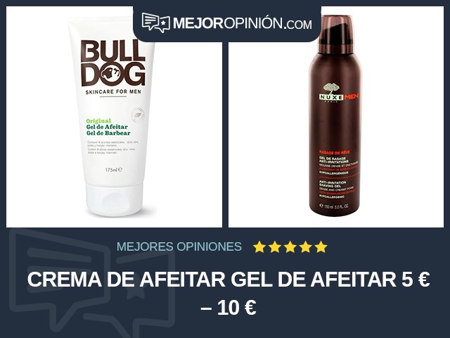 Crema de afeitar Gel de afeitar 5 € – 10 €