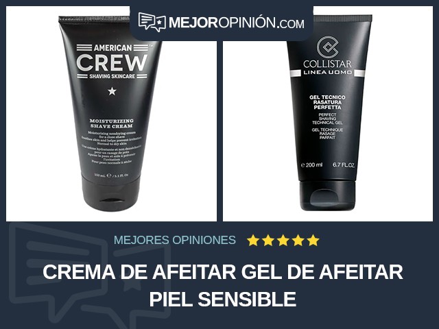 Crema de afeitar Gel de afeitar Piel sensible