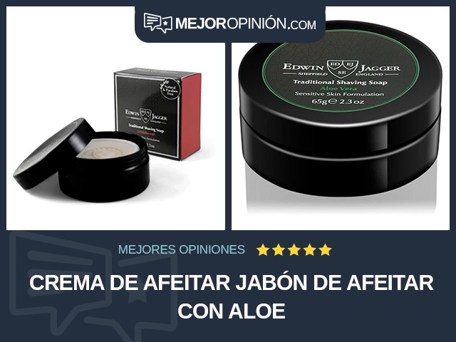 Crema de afeitar Jabón de afeitar Con aloe