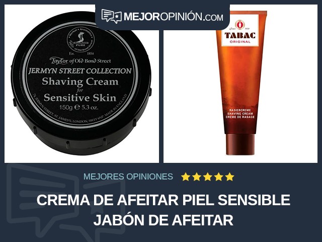 Crema de afeitar Piel sensible Jabón de afeitar