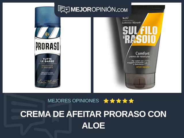 Crema de afeitar Proraso Con aloe